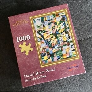 Butterfly Collage Puzzle, 1,000 pieces, Artists Collection, New